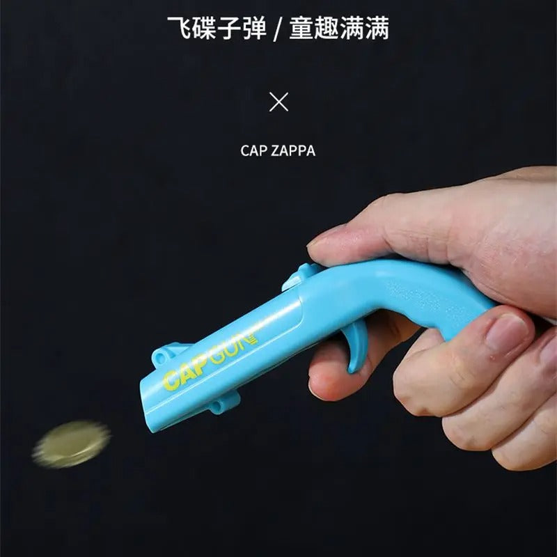 Beer Bottle Opener / Cap Gun - Pop, Aim & Launch